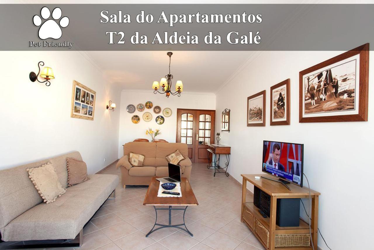 Os Apartamentos A Ramos Na Praia Da Gale Estao Inserido Em Condominio Com Piscina, Fica Apenas A 350 Metros Da Praia Da Gale - Apartamentos Com Ar Condicionado Tanto Nos Quartos Como Na Sala, Smart Tv Com Prime Video E Cozinha Completa Albufeira Exterior foto